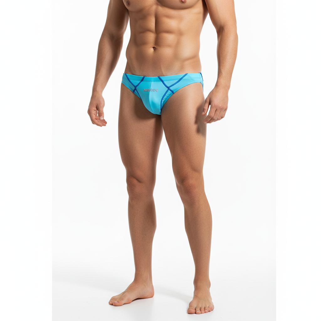 [M2W] WAHOO SHEER Swim Bikini Sky (4989-S08)