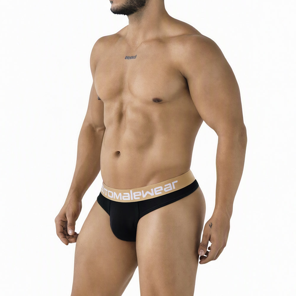 [M2W] Principal Thong Black (5012-20)