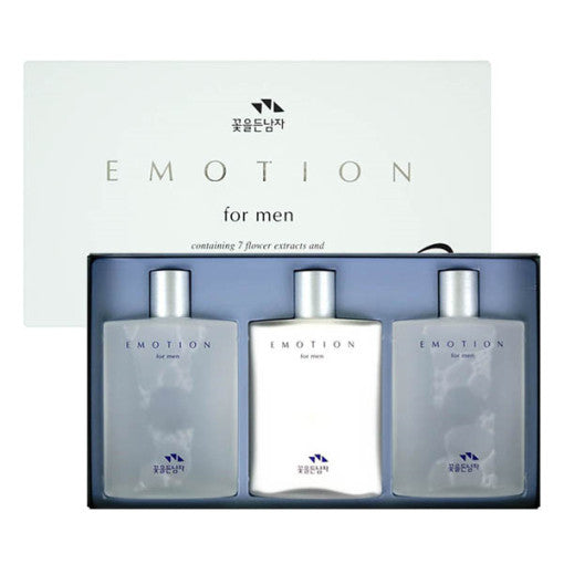 [MEN CARE] EMOTION MENS SKIN (160ml) 2 PCS + LOTION (160ml) 1 pcs SET