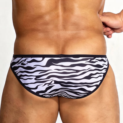 [M2W] Zebra Bikini Black (6105-80)