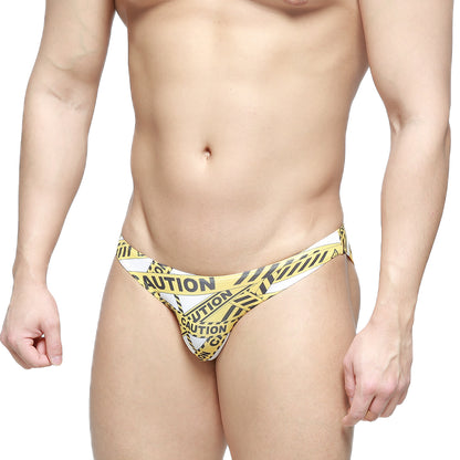 [M2W] Caution Lowrise Bikini White (6115-60)