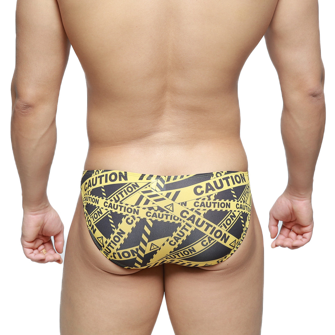 [M2W] Caution Lowrise Bikini Black (6115-62)