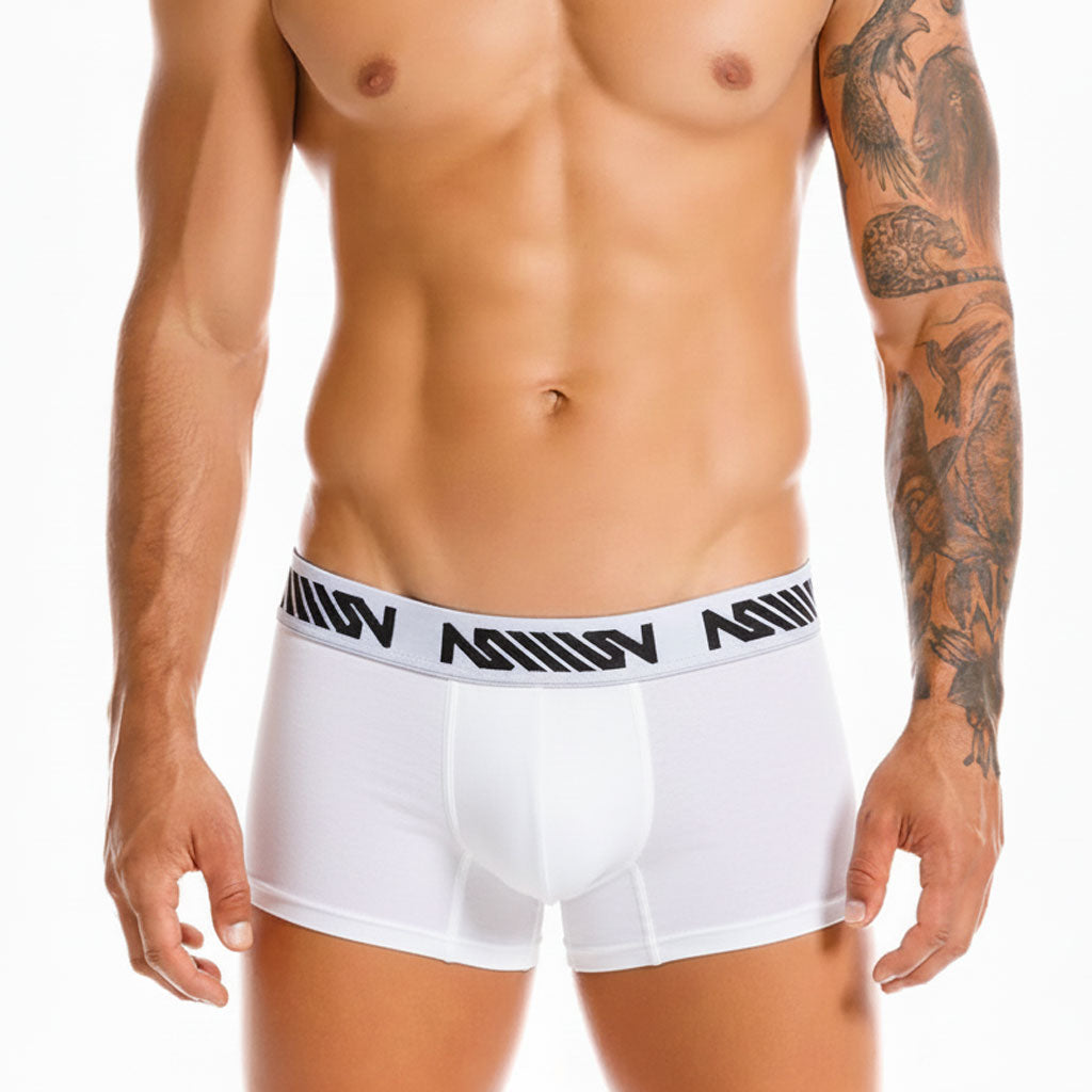 [M2W] Core Short Boxer White 7&quot; (8022-00)