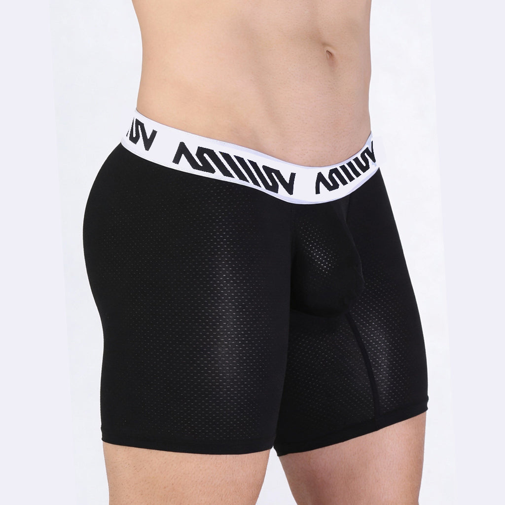 [M2W] Max Mid Cut Boxer Brief Black (8023-22)