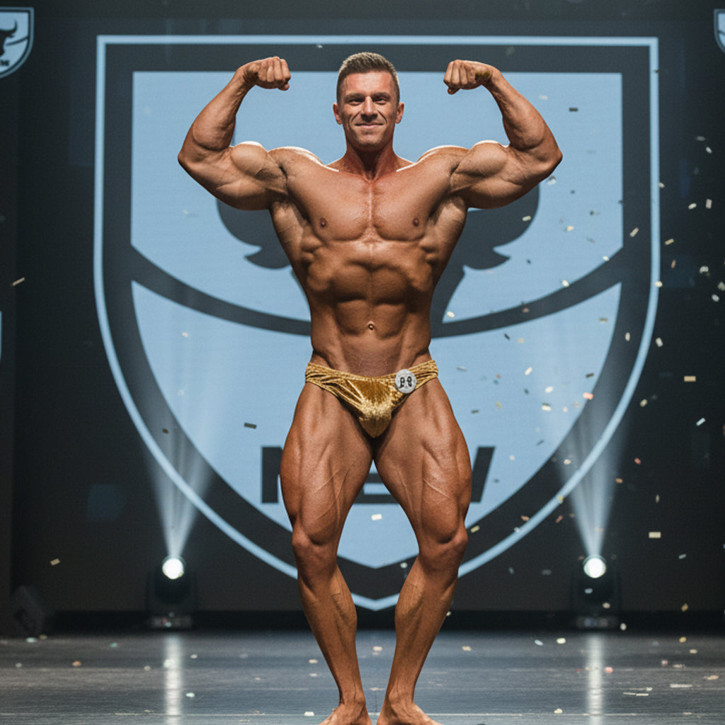 [POSINGWEAR] Gold Velvet Posing Suit