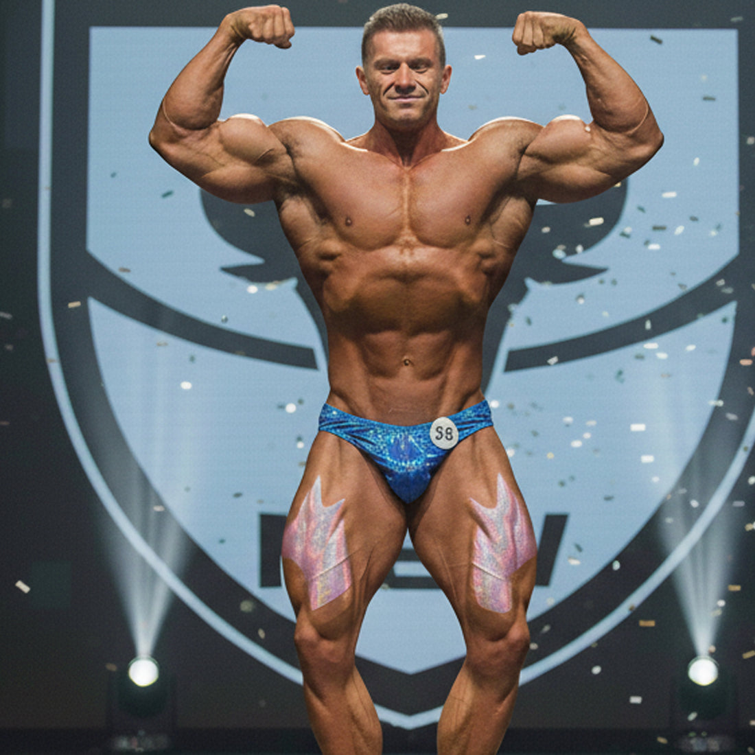 [POSINGWEAR] Hologram Royal Blue Posing Suit