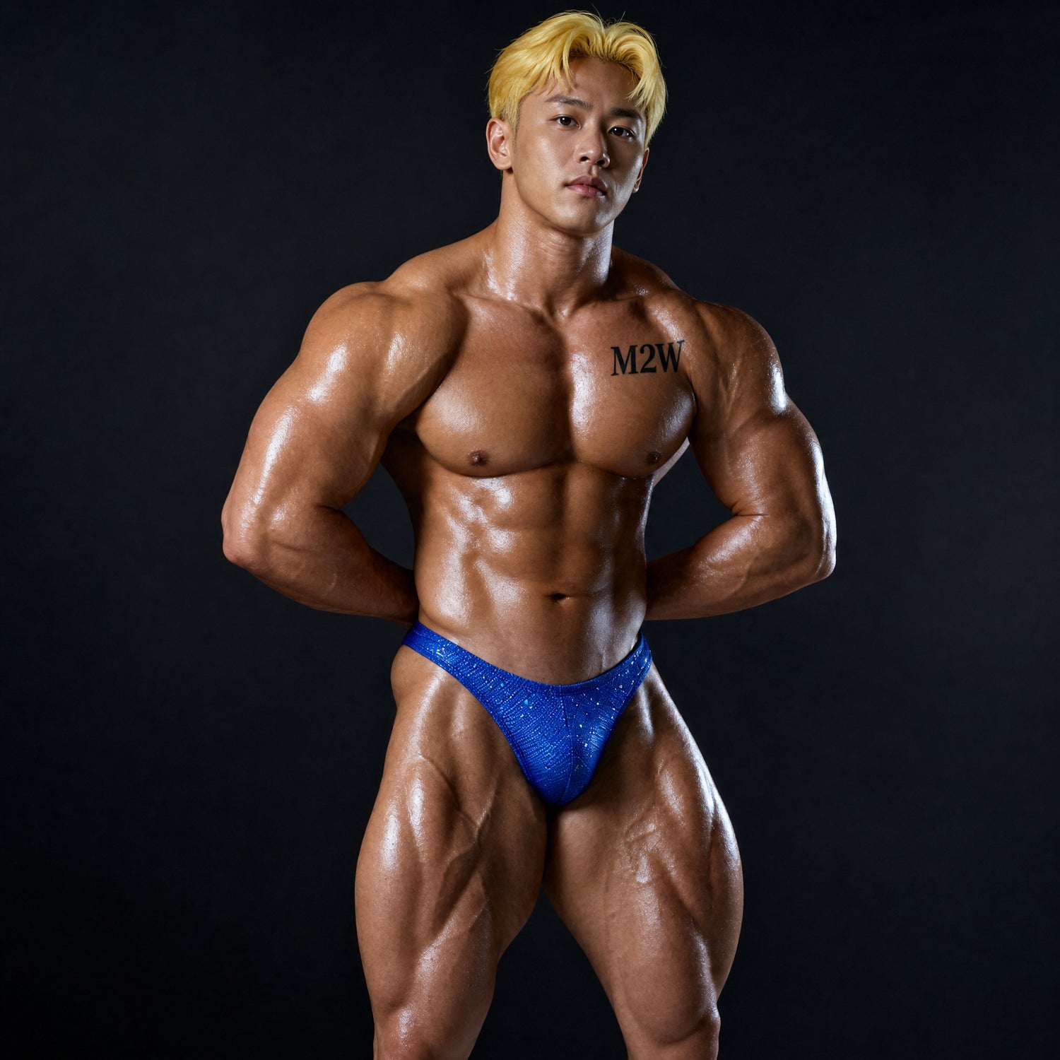 [POSINGWEAR] Hologram Royal Blue Posing Suit