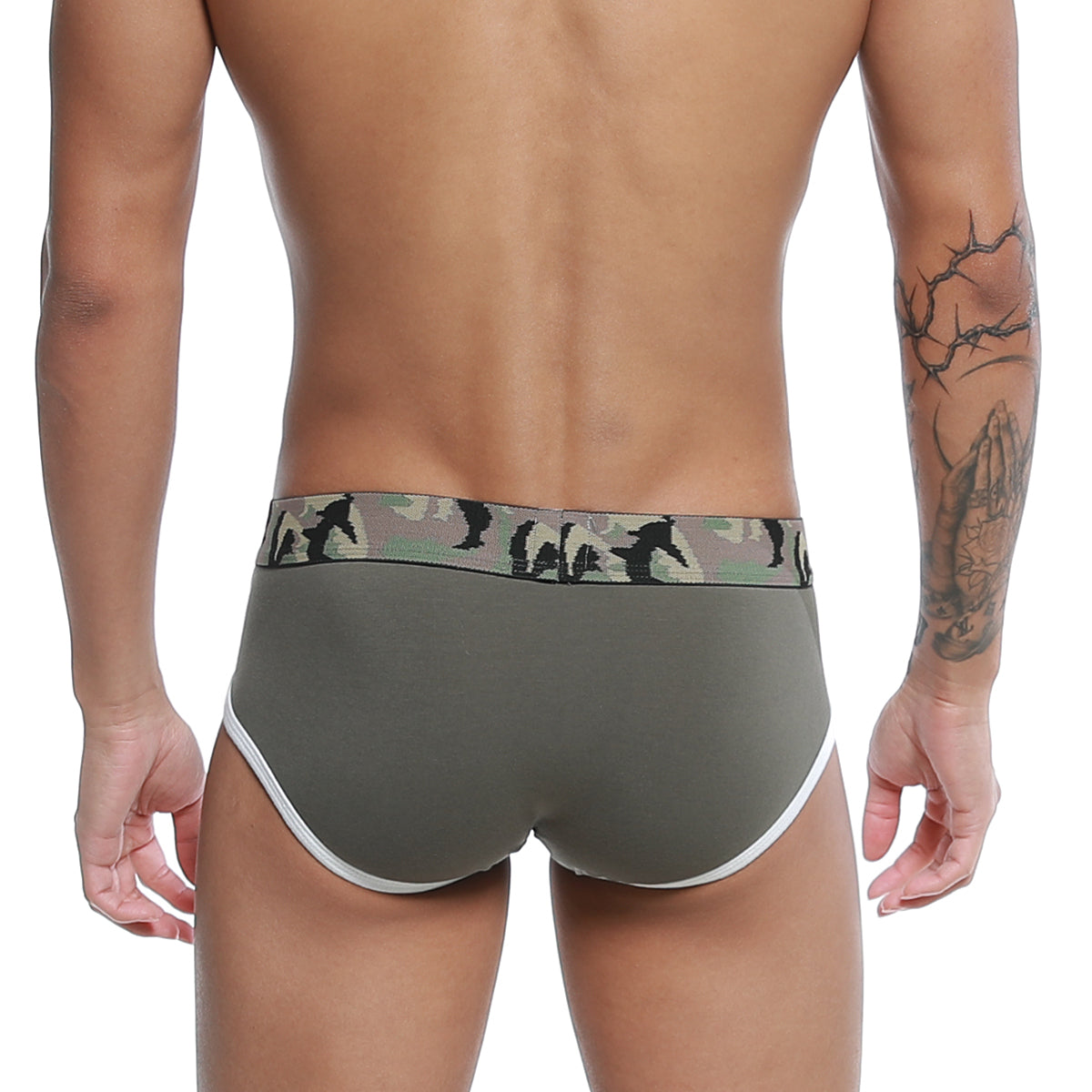 [U-STATION] Wings Brief Black (U0072-001)