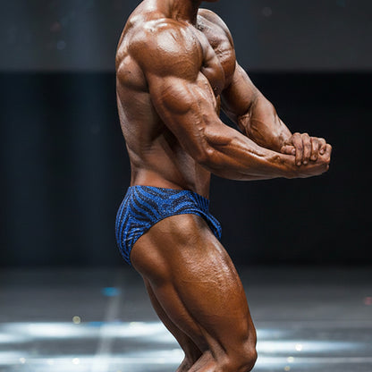 [POSINGWEAR] Royal Blue Zebra Posing Suit