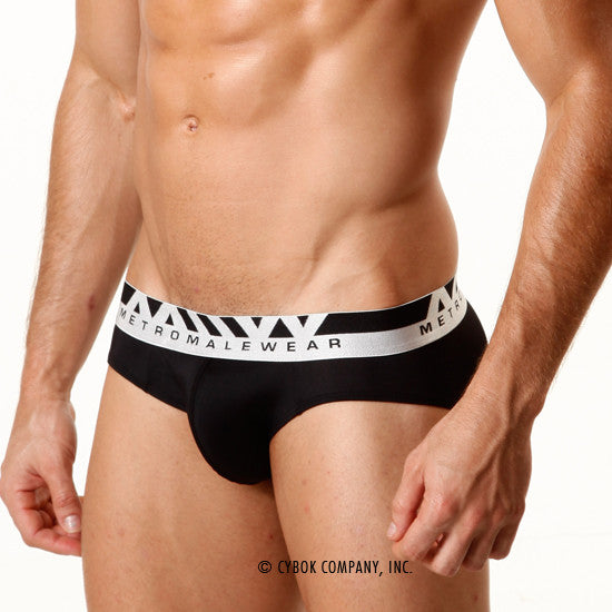 [M2W] Microfiber Hip Brief Black (5003-20)