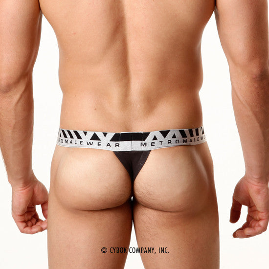 [M2W] Pima Cotton Hip Thong Charcoal (3002-11)