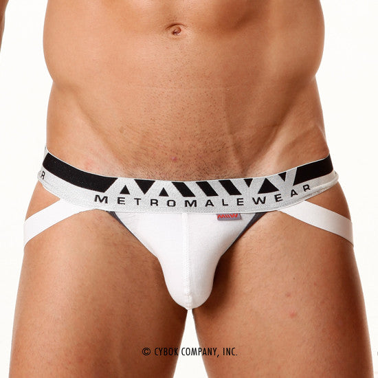 [M2W] Pima Cotton Jock Strap White (3001-00)