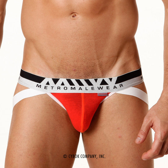 [M2W] Pima Cotton Jock Strap Orange (3001-24)