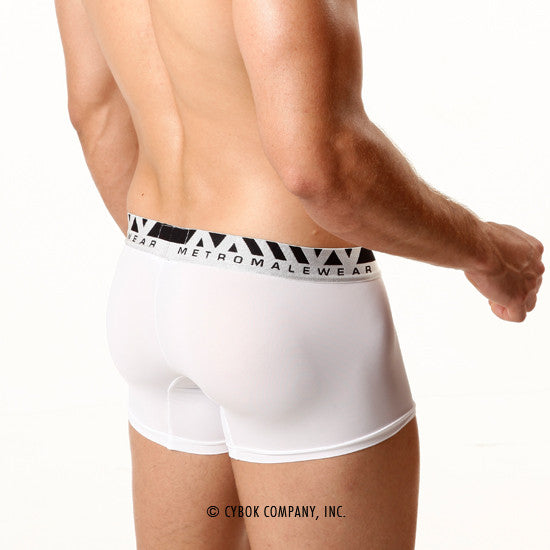 [M2W] Microfiber Short Boxer 7Inch White (2022-00)