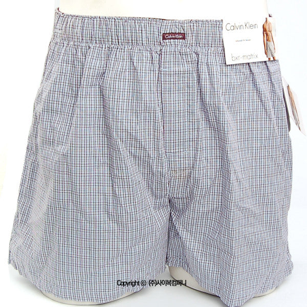 [Calvin Klein] Woven Relaxed Fit Boxer (U1147-58S)
