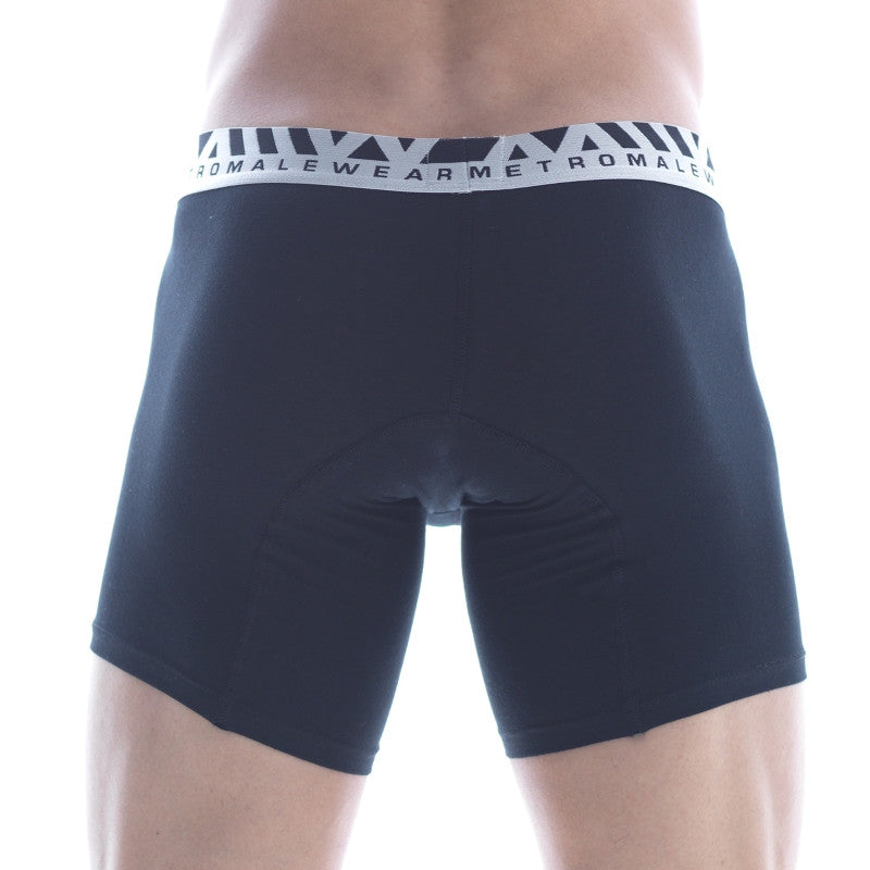 [M2W] Cotton Mid Boxer 10Inch Black (3023-20)