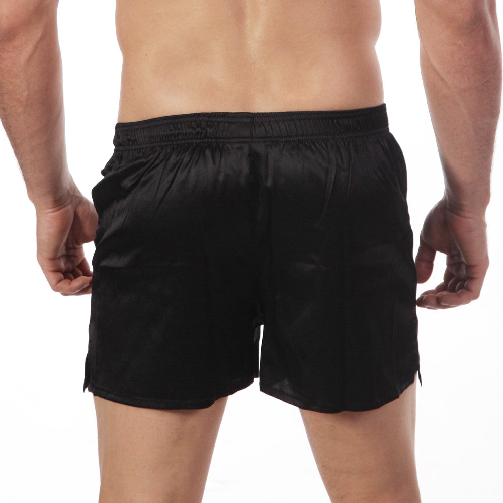 [M2W] Silk Satin Boxer Black (S33-20)