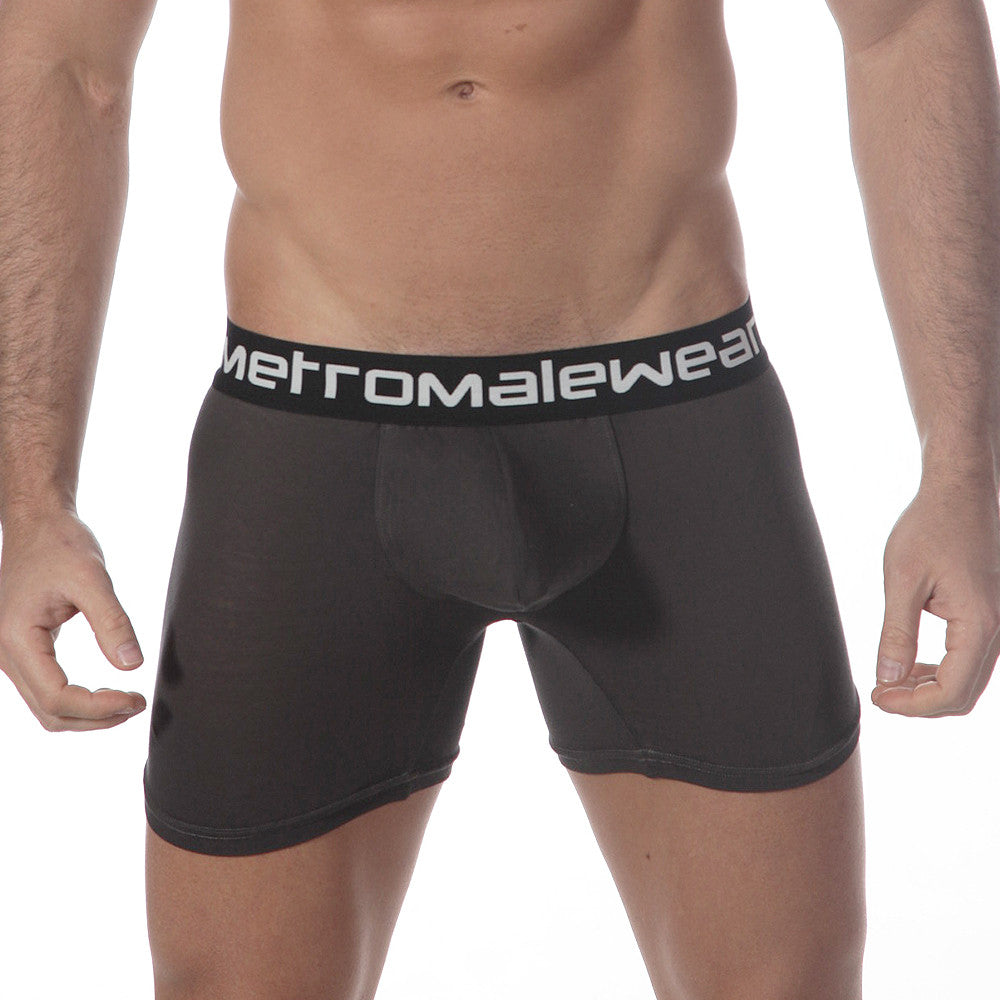 [M2W] Pima Cotton Boxer Brief Charcoal (3027-11)