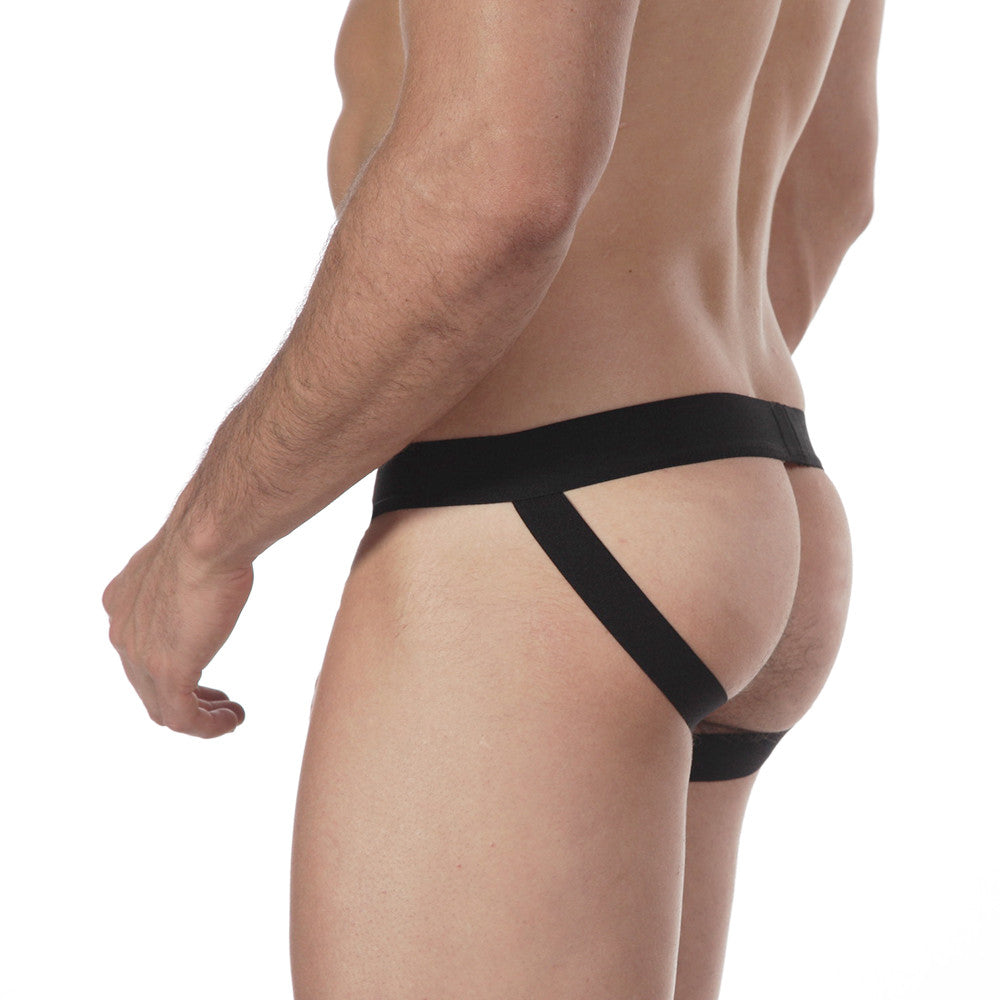 [M2W] Fishnet Jock Strap Black (3001-66)