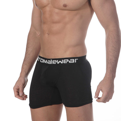 [M2W] Pima Cotton Boxer Brief Black (3027-20)