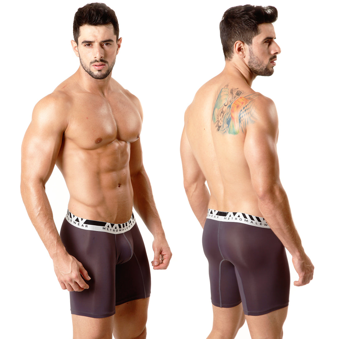 [M2W] Microfiber Mid Boxer 10Inch Asphalt (2023-11)