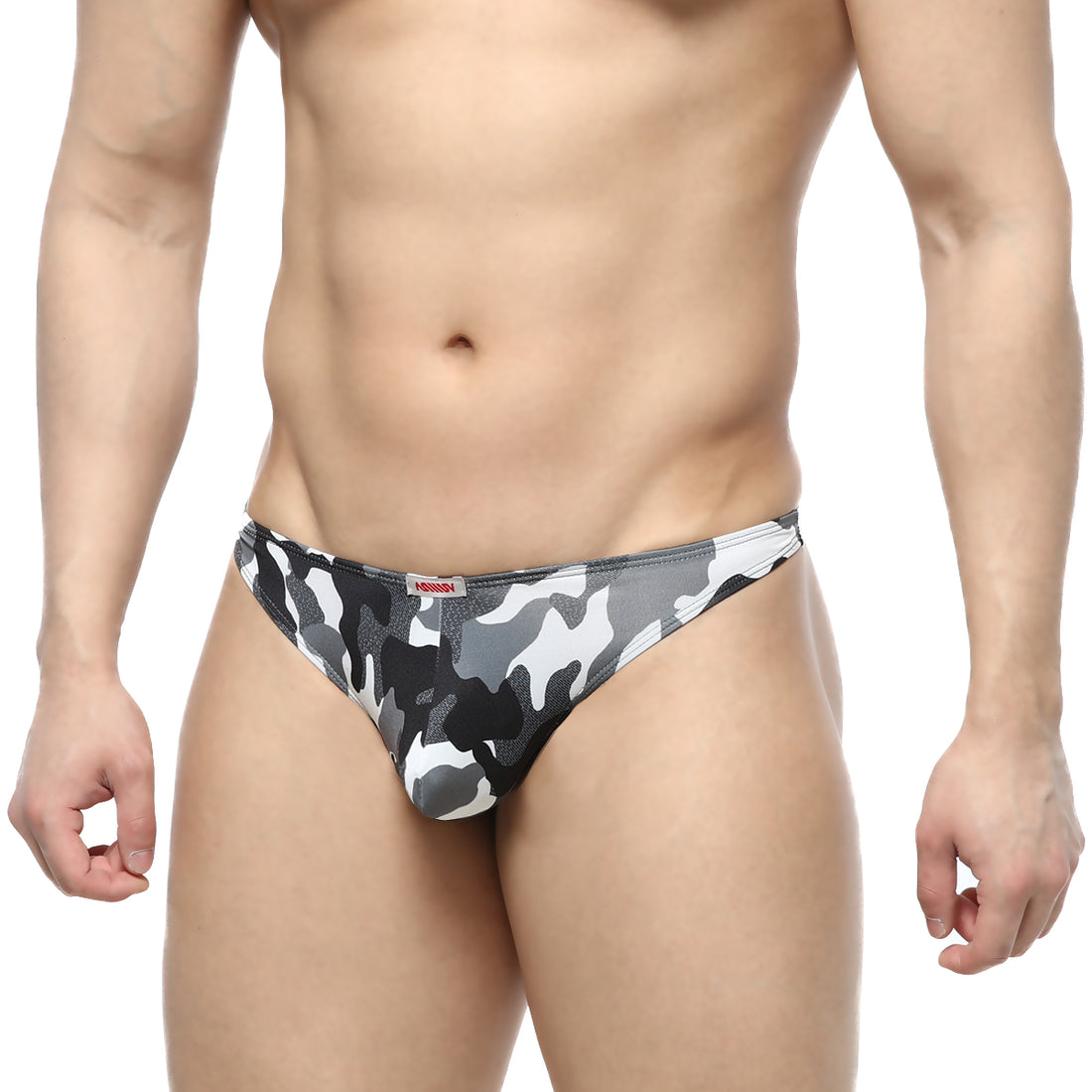 [M2W] Pouch Thong Gray Camo (2302-52)