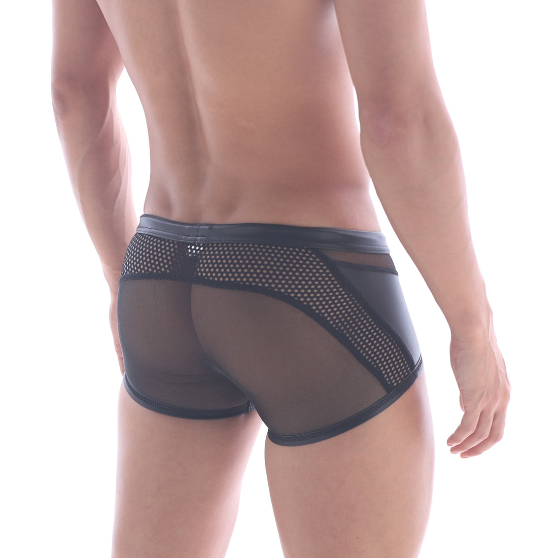 [M2W] Sheer Hip Trunk Black (2313-20)