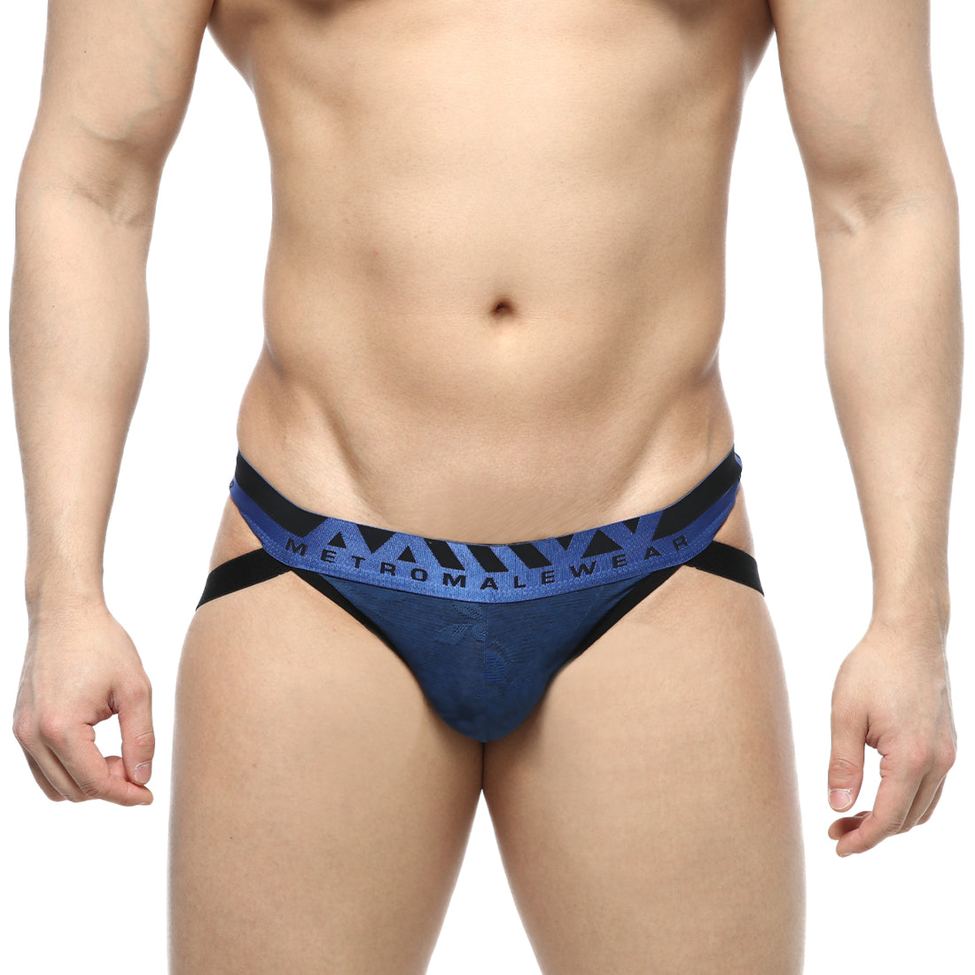 [M2W] Jacquard Jockstraps Royal (2901-18)