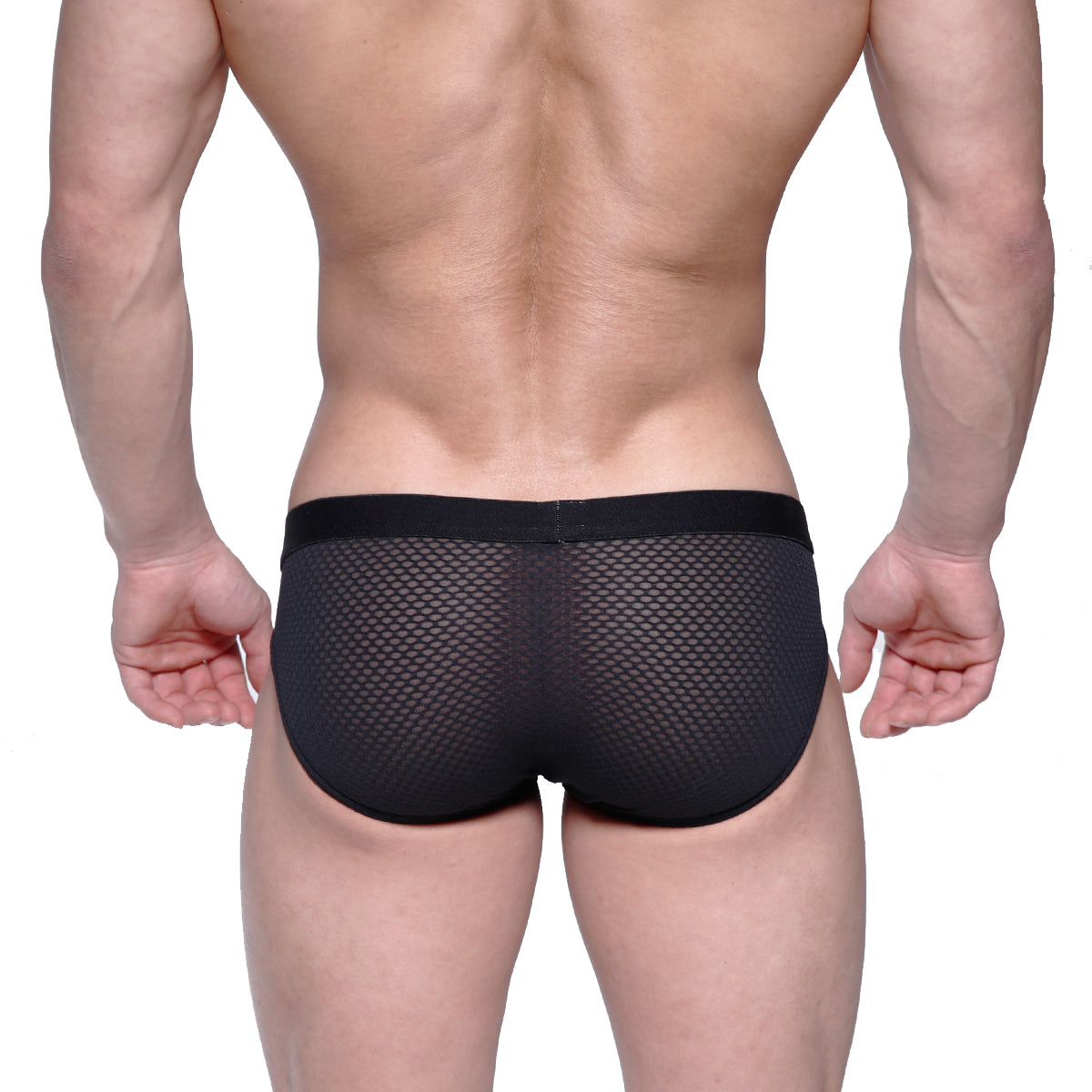 [M2W] Max Hip Brief Black Mesh (3003-70)