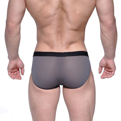 [M2W] Max Hip Brief Gray Mesh (3003-72)