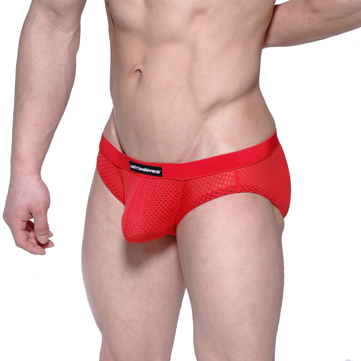 [M2W] Max Hip Brief Red Mesh (3003-73)