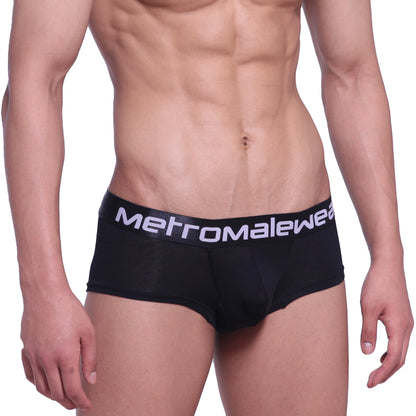 [M2W] Cotton Pouch Boxer Black (3013-20)