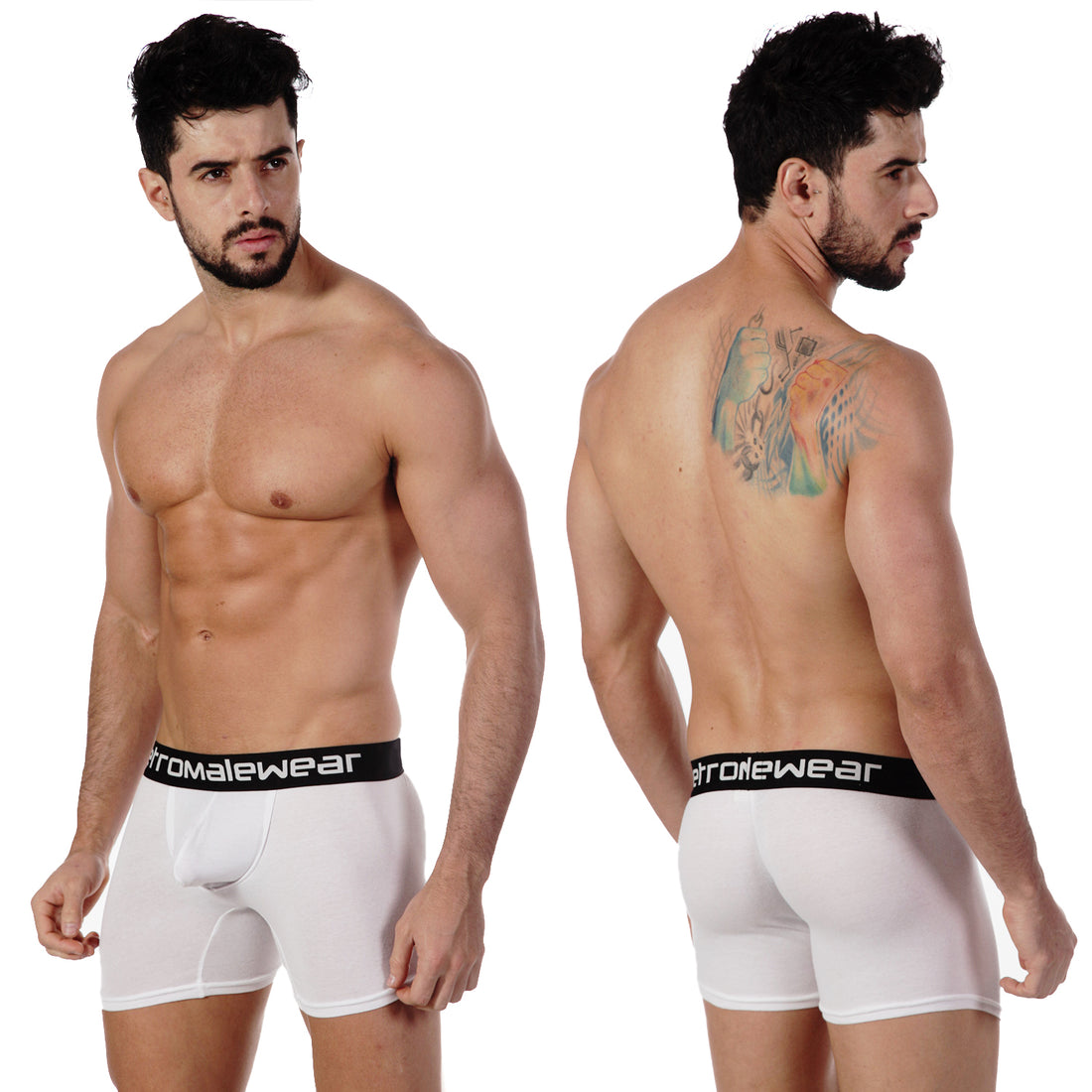 [M2W] Pima Cotton Boxer Brief White (3027-00)