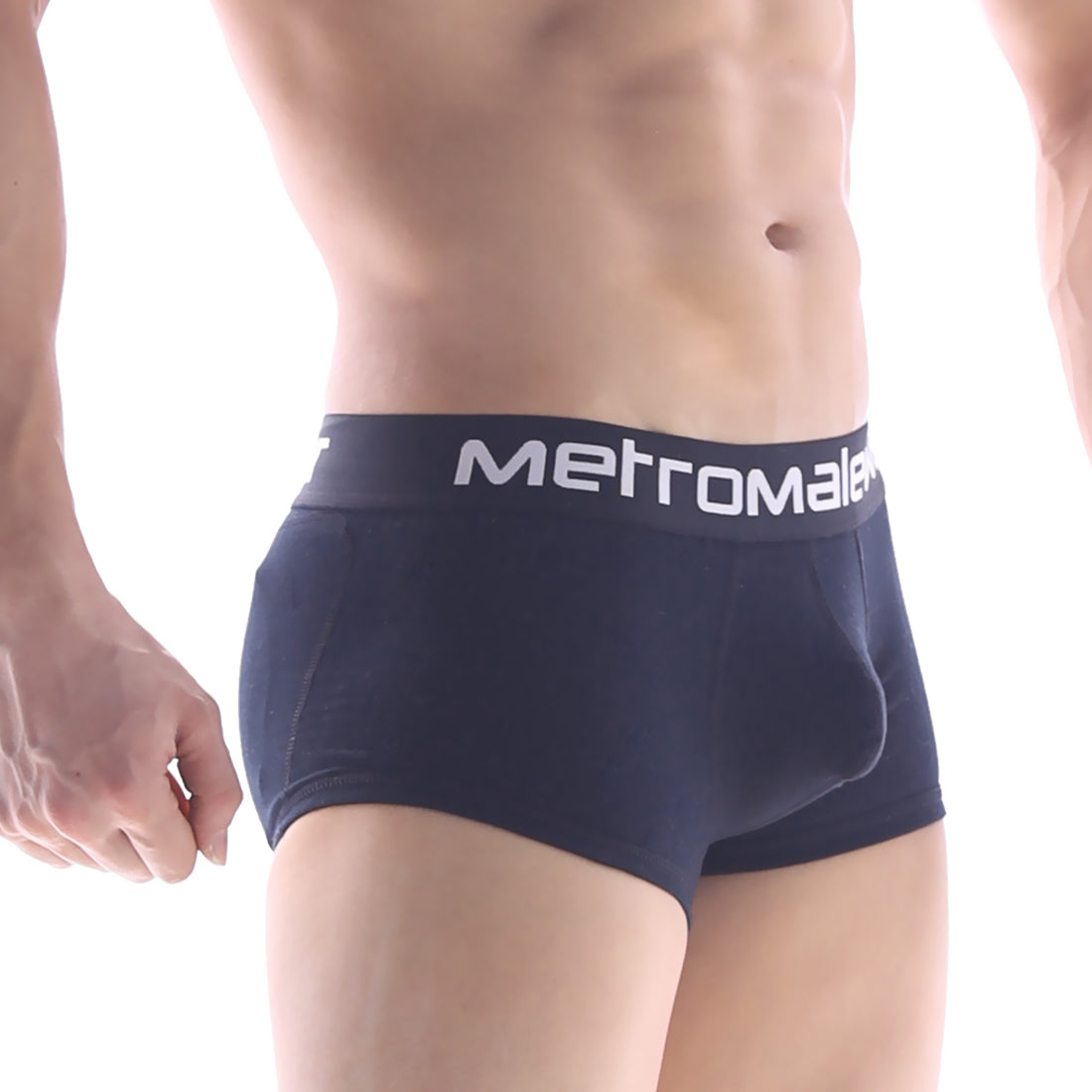 [M2W] Premium Padded Boxer Black (3032-20)