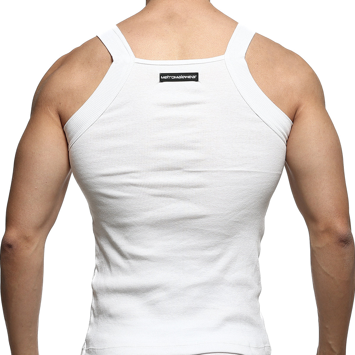 [M2W] Square Cut Tank Top White (3125-00)