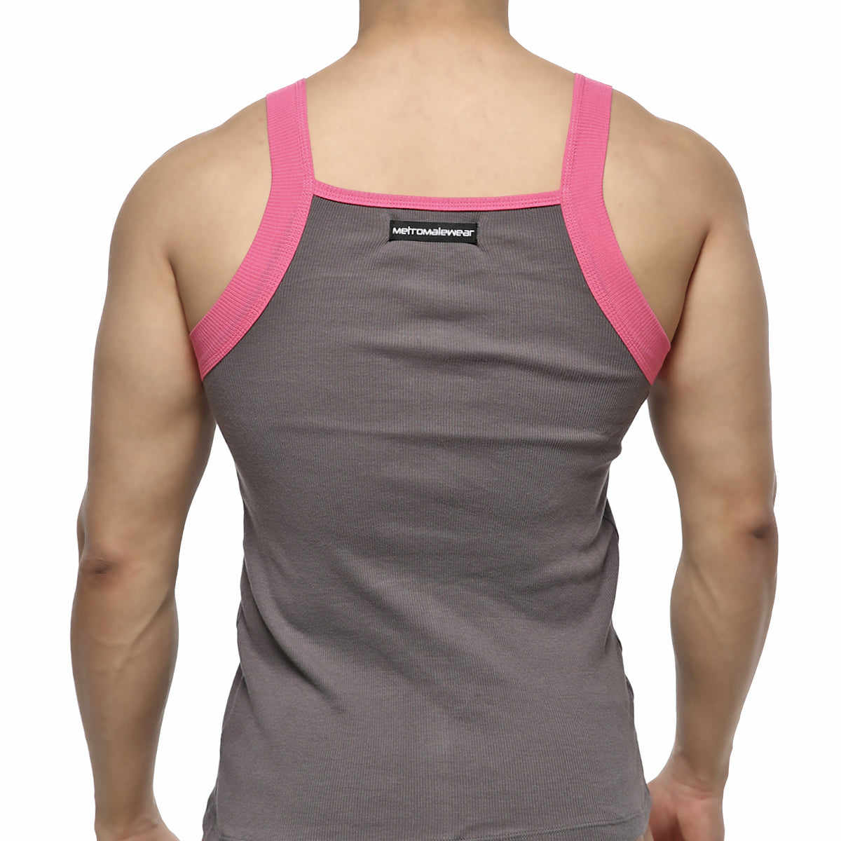 [M2W] Square Cut Tank Top Gray (3125-10)