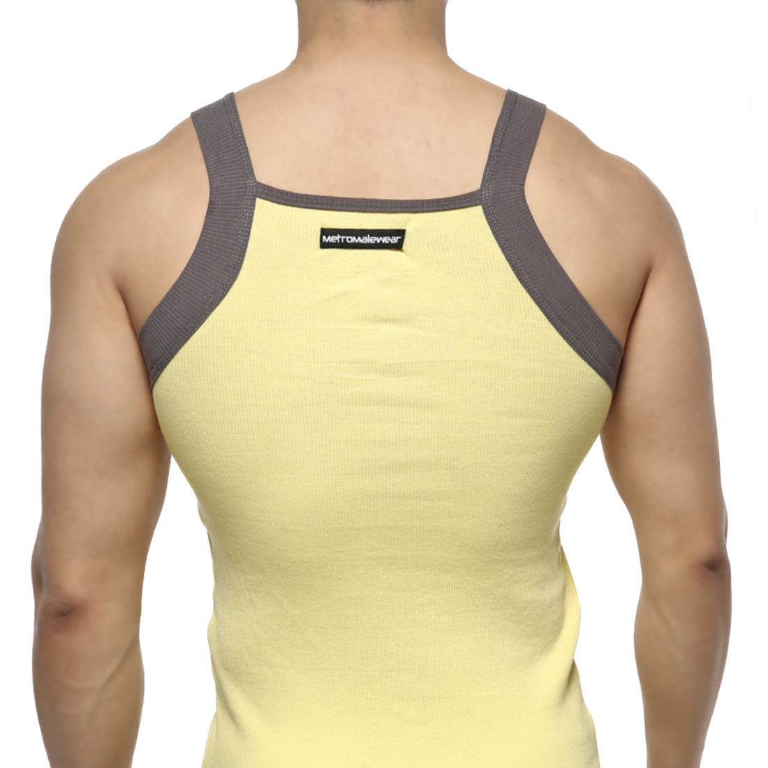 [M2W] Square Cut Tank Top Yellow (3125-15)