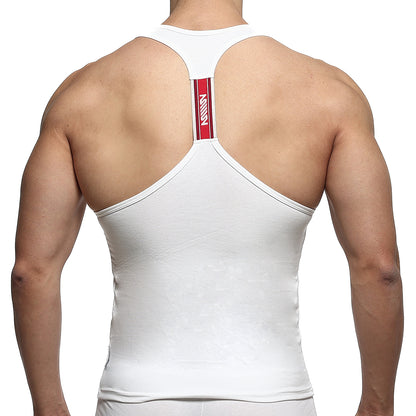 [M2W] Logo Tank Top White (3127-01)