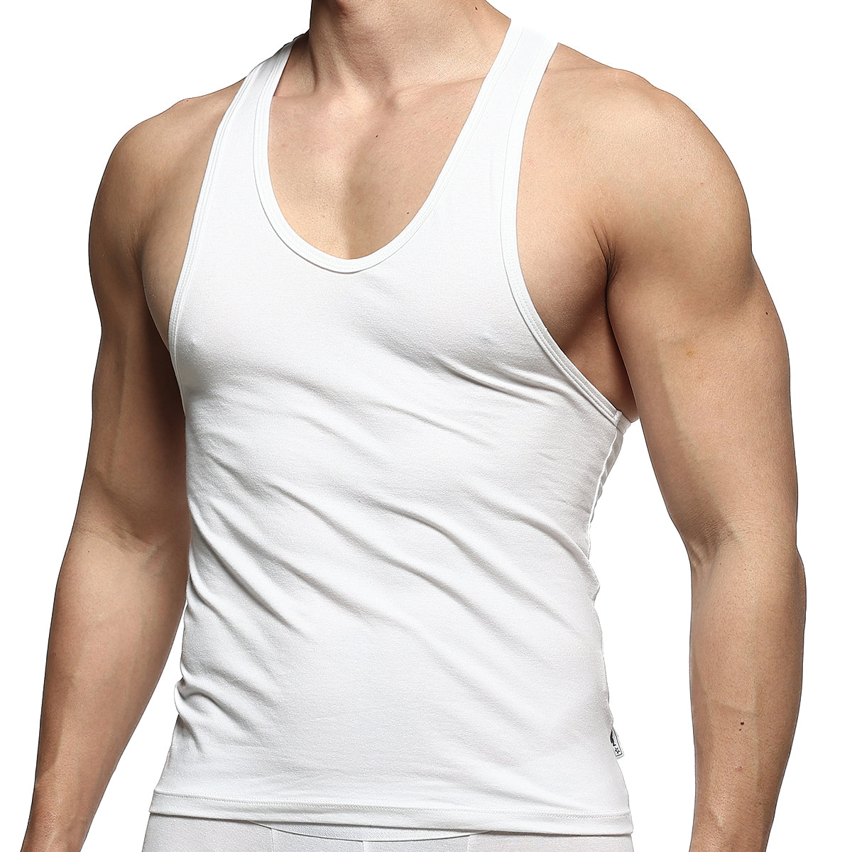 [M2W] Logo Tank Top White (3127-01)