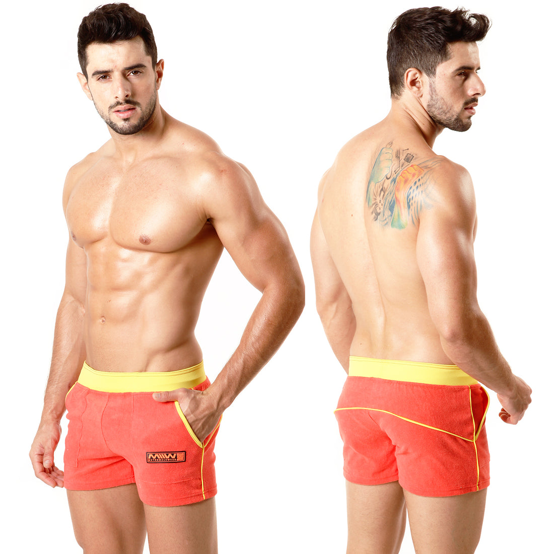 [M2W] Terry Sport Short Orange (4701-14)