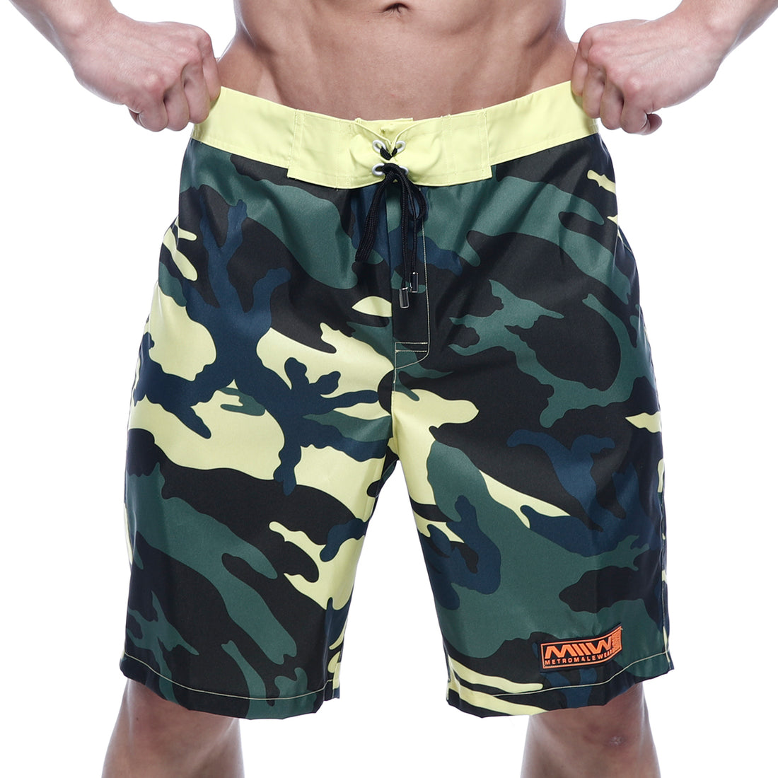 [M2W] Physique Board Short Yellow Camo (4706-67)