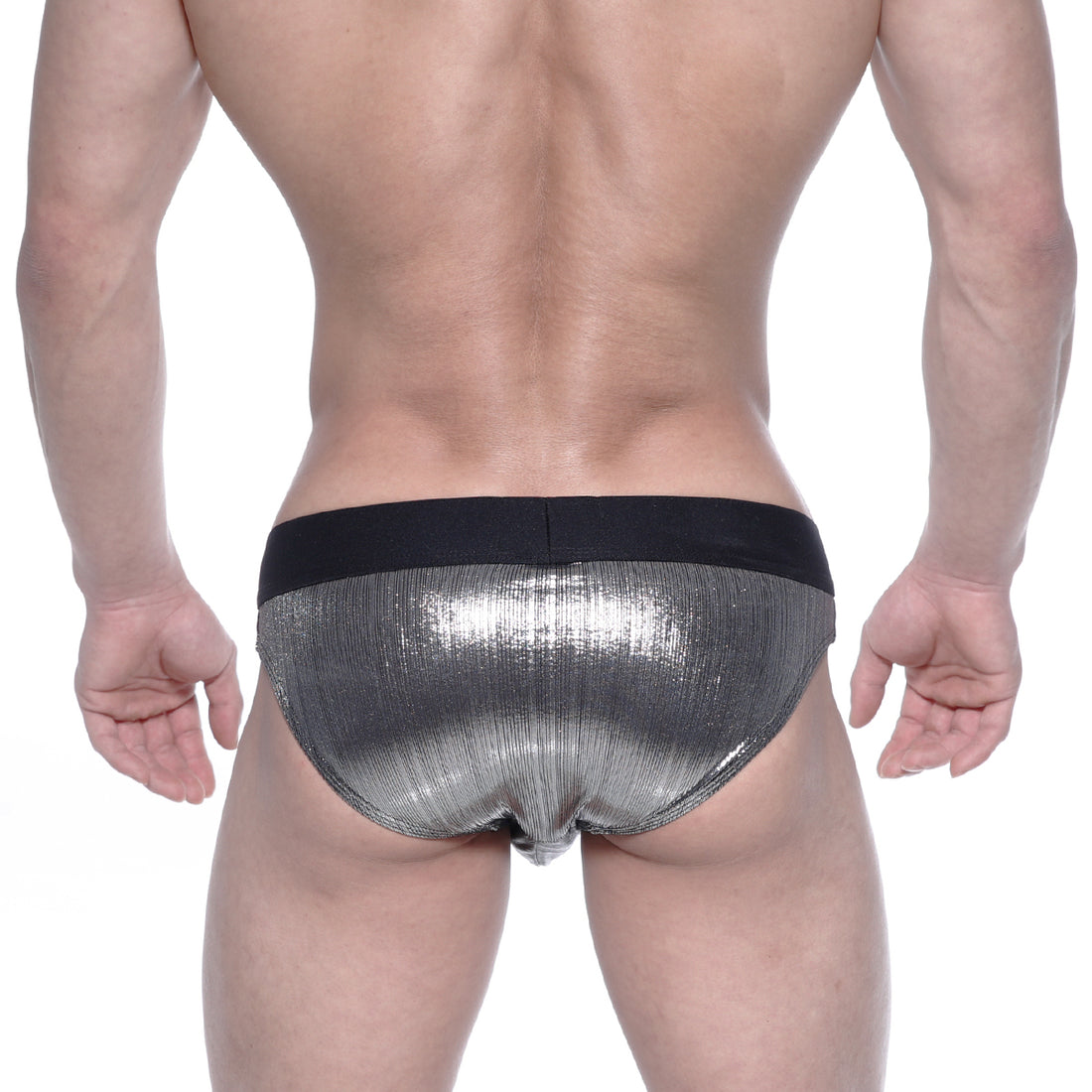 [M2W] STARS Swim Brief Silver (4946-33)