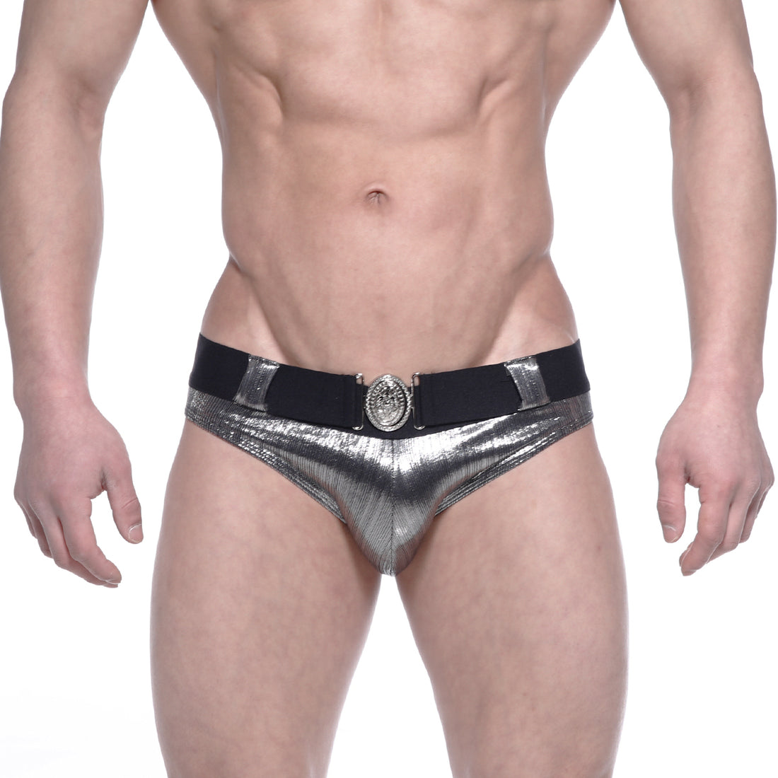 [M2W] STARS Swim Brief Silver (4946-33)