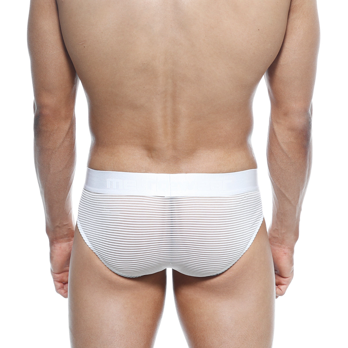 [M2W] Hip Brief Bar White (5003-97)