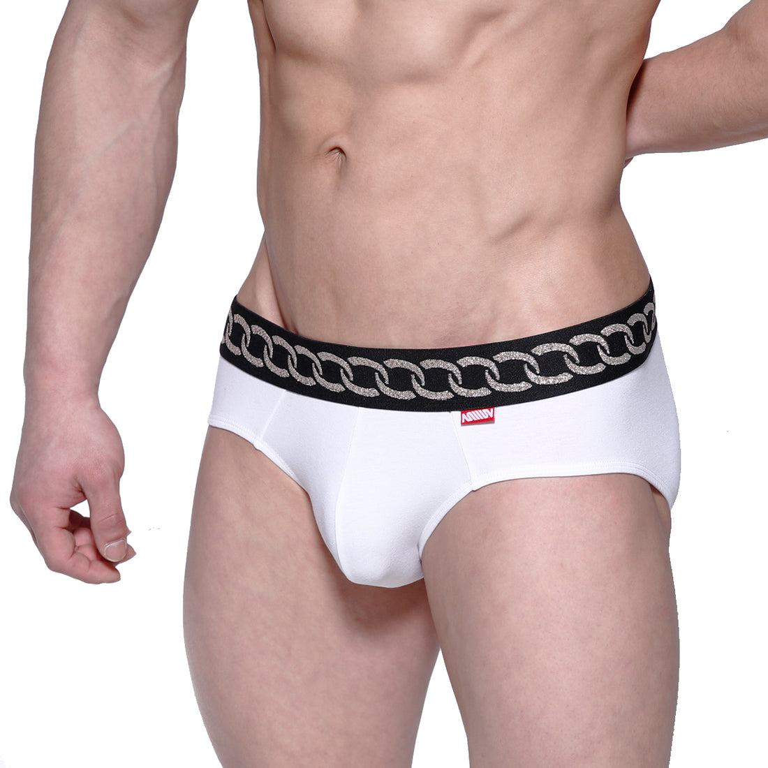 [M2W] Classic Hip Brief Metal White (5003-M00)