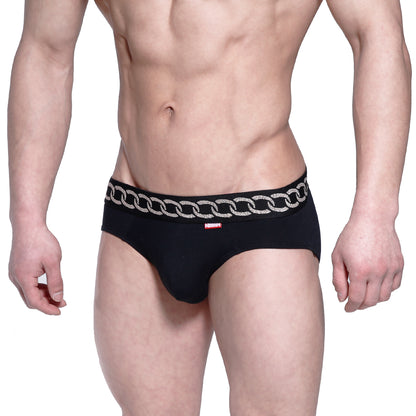 [M2W] Classic Hip Brief Metal Black (5003-M20)