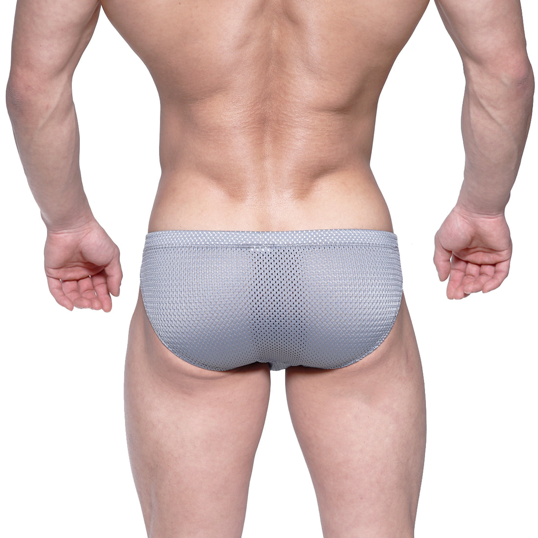 [M2W] Vasco Hip Brief Gray Mesh (5103-42)