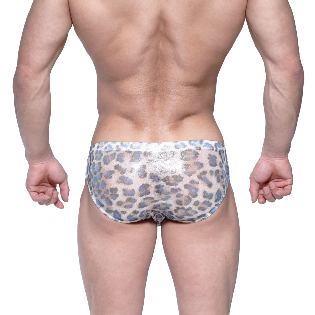 [M2W] Vasco Hip Brief Leopard Blue (5103-73)