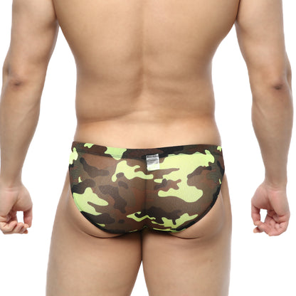 [M2W] Green Camo Hip Brief (5103-81)