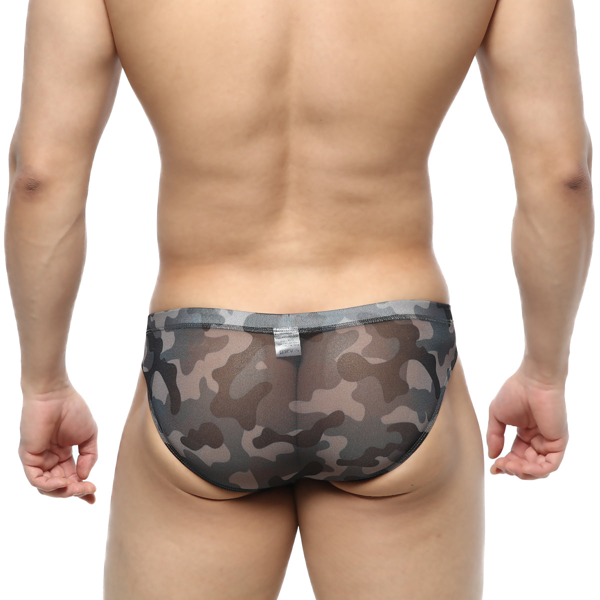 [M2W] Gray Camo Hip Brief (5103-93)